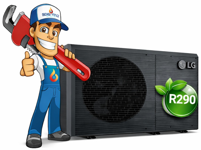 Tepelné čerpadlo LG ThermaV 12 kW R290 MONOBLOK, model HM123HF.UB60 s montážou na kľúč Tepelné čerpadlo LG ThermaV 12 kW R290 MONOBLOK, model HM123HF.UB60 s montážou na kľúč