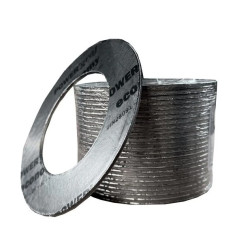 Prírubové tesnenie PN 10-40, grafit + nehrdzavejúca oceľ DN65, 77 x 127 mm