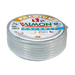 Priemyselná hadica Valmon PVC 1123, biela/transparentná 3/4" (50 m rolka)