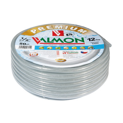 Priemyselná hadica Valmon PVC 1123, biela/transparentná 3/4" (25 m rolka)