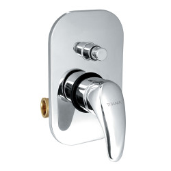 Vaňová sprchová batéria s prepínačom Titania Lux chróm