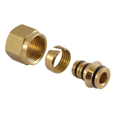 Zverné šróbenie na PEXAL rúrku 16mm x 1/2" (Euroconus) - PÁR
