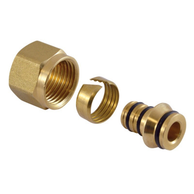 Zverné šróbenie na PEXAL rúrku 16mm x 1/2" (Euroconus) - PÁR