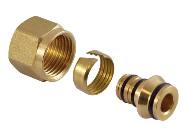 Zverné šróbenie na PEXAL rúrku 16mm x 1/2" (Euroconus) - PÁR