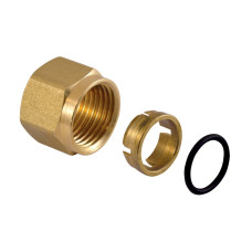 Zverné šróbenie na CU rúrku 15mm x 1/2" (Euroconus) - PÁR
