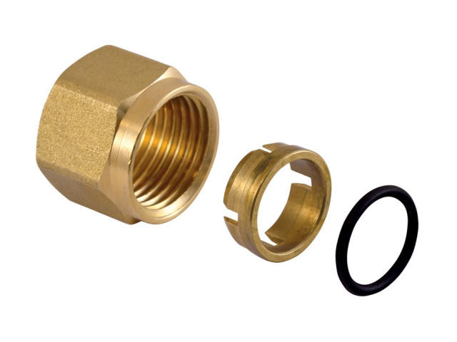 Zverné šróbenie na CU rúrku 15mm x 1/2" (Euroconus) - PÁR