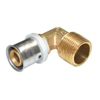 PEXAL Koleno s vonkajším závitom 32 mm x 1" - Lisovacie tvarovka (TH) 100°C