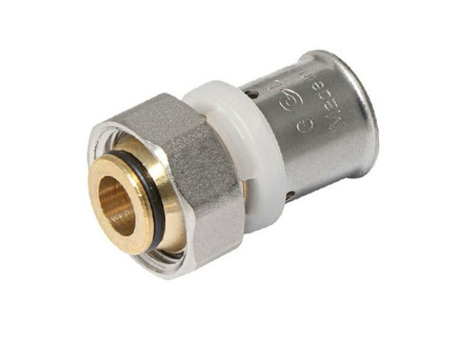 PEXAL Prechod s maticou 20 x 3/4 "- S Eurokonus (TH) PN10, 100 ° C