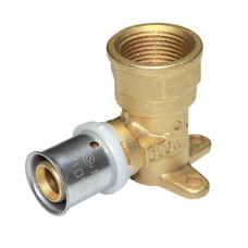 PEXAL Nástenka s vnútorným závitom 20 mm x 1/2 "- Lisovacie tvarovka (TH) 100 ° C