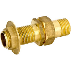 St. Louis - mosadzná priechodka na nádrž 1/2„ x 1/2“ + tesnenie
