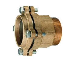 Mosadzná zverná spojka - vonkajší závit BA 90 x 3" - VALVOPAT 