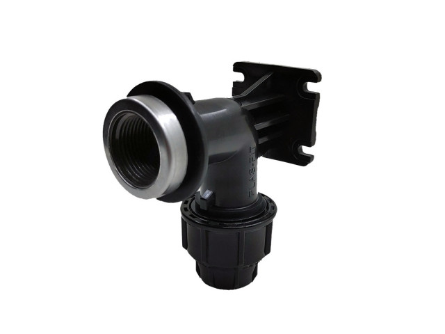 PE Nástenné koleno 20 mm x 1/2" - Polyetylen