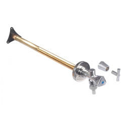 Schlösser Frost-Tec - s chrómovanou ružicou a nasadacím kľúčom 1/2"-DN15-150-540 mm - skracovací