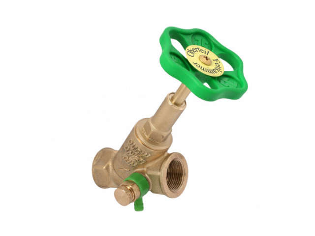 Schlösser ventil šikmý typ 1510 - DN 15 - 1/2" - s vypúšťaním