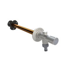KEMPER FROSTI nemrznúca vonkajšia armatúra DN15, 415 mm, s rukoväťou, kompletná sada