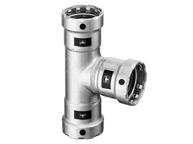 VIEGA MEGAPRESS 4218 T-kus 2", lisovacie, kúrenie, uhlíková oceľ