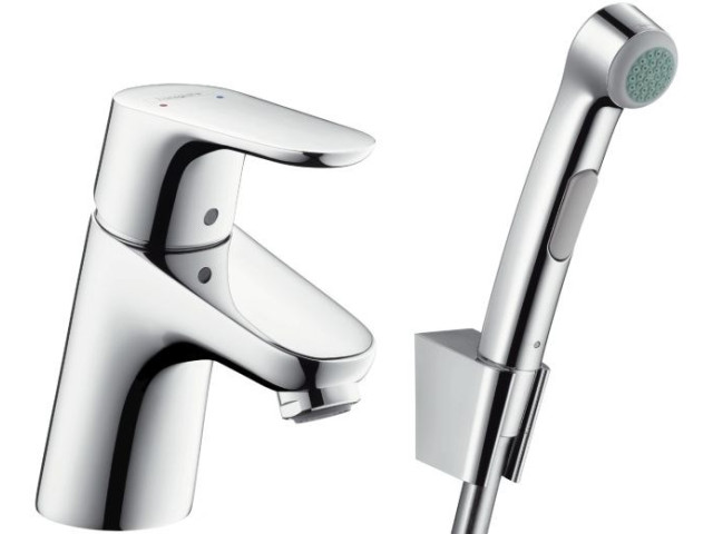 HANSGROHE FOCUS E2 páková umývadlová batéria s bidet. spŕškou