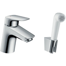 HANSGROHE LOGIS umývadlová batéria 107mm, stojančeková, páková, so sprchou bidet, chróm