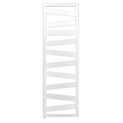 TOPHEAT dizajnový radiátor 1876/550, stredové pripojenie, biela matná 0556