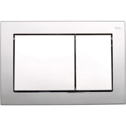TECE BASE ovládacie tlačidlo 214x145mm, pre WC, dvoumnožstevní splachovanie, lesklý chróm