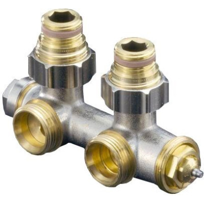 Concept pripojovacia armatúra Multiblock T 1/2 "rohová, mosadz