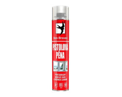 DEN BRAVEN pena na pištoľ 750 ml, žltá