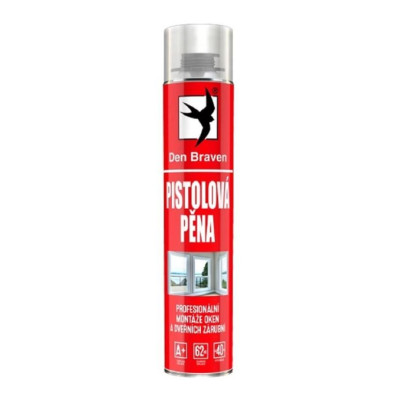 DEN BRAVEN pena na pištoľ 750 ml, žltá