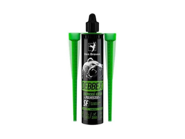 DEN BRAVEN POLYESTER SF chemická kotva 300 ml, sivá