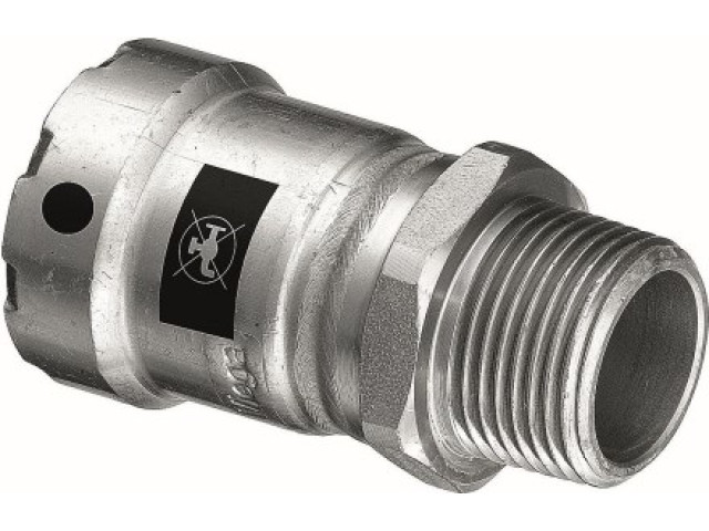 VIEGA MEGAPRESS 4211 adaptér 6/4"x6/4“, vonkajší závit, lisovaný, vyhrievanie, uhlíková oceľ