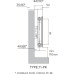 Radiátor Topheat VK-8U 11-500/400 – univerzálne pripojenie
