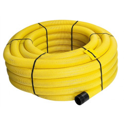 FRÄNKISCHE FF-drän rúra DN50, ohybná drenážna, melioračná PVC-U