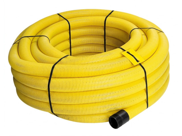 FRÄNKISCHE FF-drän rúra DN50, ohybná drenážna, melioračná PVC-U
