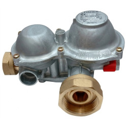 HUTIRA B10NG regulátor tlaku plynu 3/4" × 1 1/4", domový, rohový