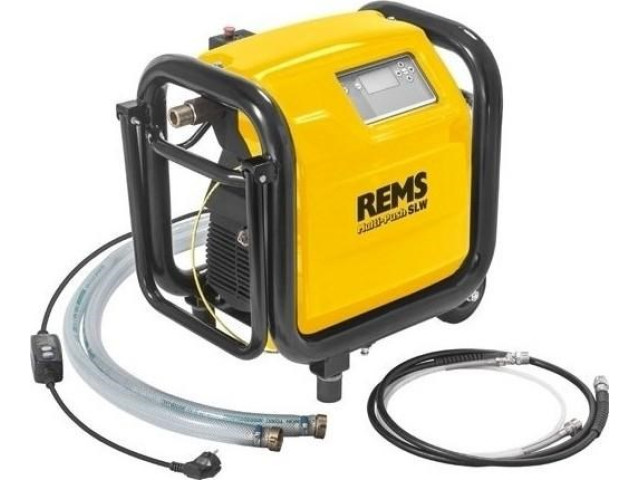 REMS MULTI PUSH SLW elektrická jednotka 1500 W, preplachovacia, na tlakovú skúšku s kompresorom a vodným čerpadlom, sada