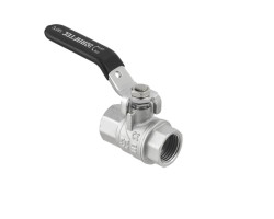 Guľový ventil BLACK 6/4" FF páka PN30 185°C PLNOPRŮTOK