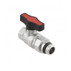 Guľový ventil GOLD 1/2" MF Motýľ PN64 se šroubením