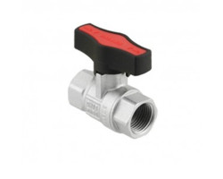 Guľový ventil GOLD 1/2" FF Motýľ PN64 PLNOPRŮTOK