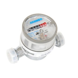 Bytový vodomer ZENNER ETWD-M 2,5-110 1/2" x 3/4“ 1,6m3 TV
