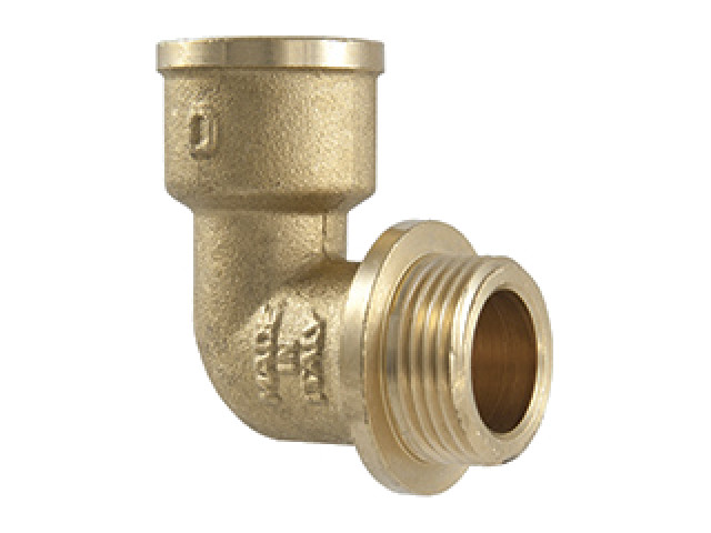 Mosadzné koleno s prírubou MF 6/4" x 6/4“