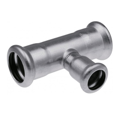 INOXPRESS Veľký T-kus redukcia 76,1 x 54 x 76,1 mm F x F x F