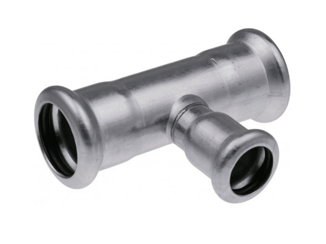 INOXPRESS Veľký T-kus redukcia 108 x 88,9 x 108 mm F x F x F