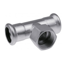 INOXPRESS VEĽKÝ T-kus s vnútorným závitom 88,9 x 3/4" x 88,9 mm