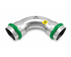 INOXPRESS GAS Obluk I/I 90° 22mm