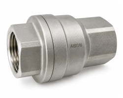 NEREZ Spätná klapka 3/4" AISI 316 Tmax 180°C