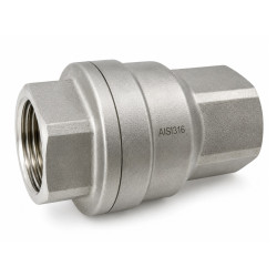 NEREZ Spätná klapka 1/4" AISI 316 Tmax 180°C