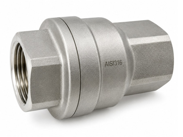 NEREZ Spätná klapka 1/4" AISI 316 Tmax 180°C