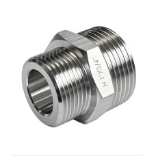 NEREZ Hrubostenná redukčná vsuvka 1/2 x 3/4" AISI 316, Tmax 220°C NEREZ Hrubostenná redukčná vsuvka 1/2 x 3/4" AISI 316, Tmax 220°C