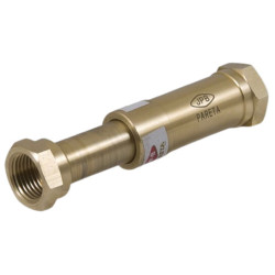Mosadzný kompenzátor dĺžkovej rozťažnosti 1", Tmax 200°C, Pmax 100 BAR