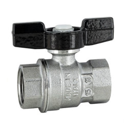 AUREA Guľový kohút FF Motýľ 5/4", PN35, Tmax 140°C