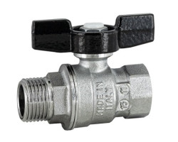 AUREA Guľový kohút MF Motýľ 1/2", PN35, Tmax 140°C